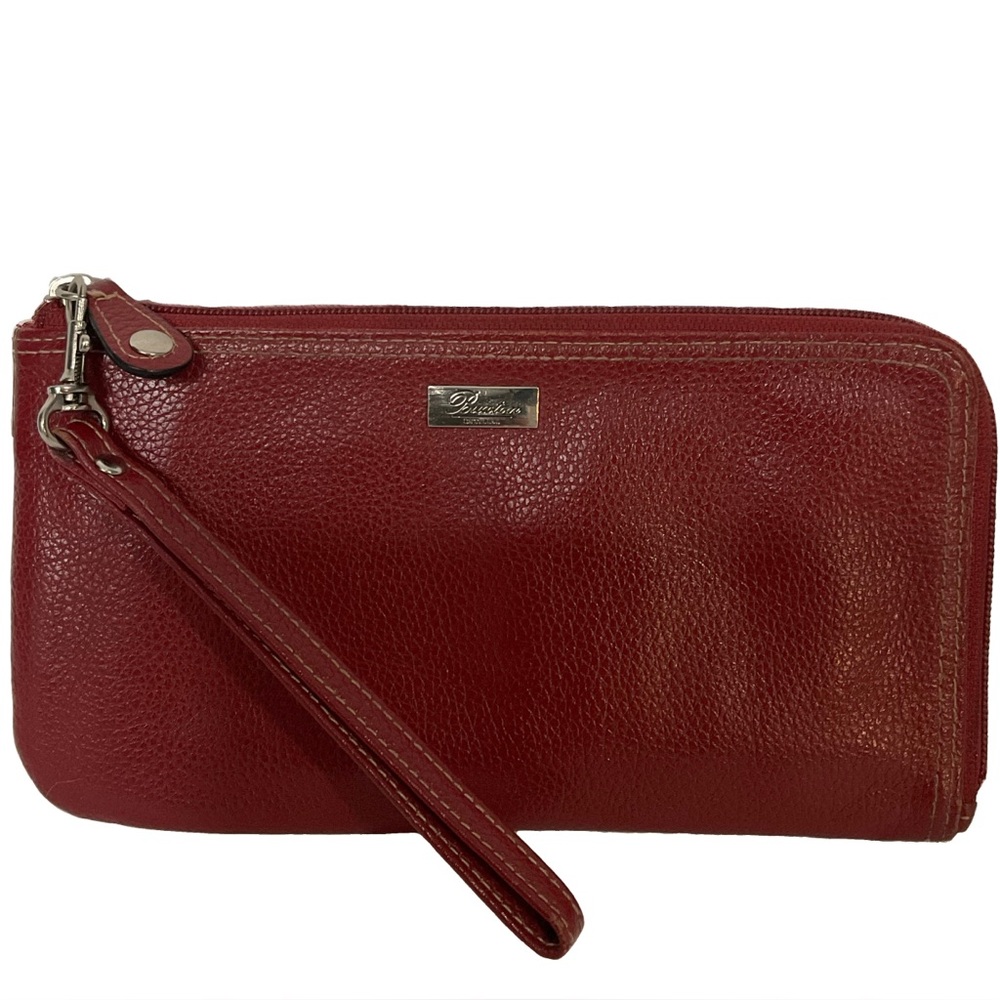 Buxton Rfid L-Zip Expandable Wescott Model Wallet, 14 card slots; cash slots